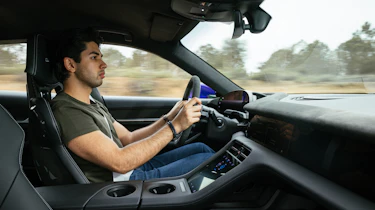 Porsche Taycan Turbo GT – interior driving