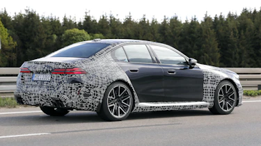 BMW M5 spy shots – rear