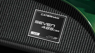 Caterham 485 badge