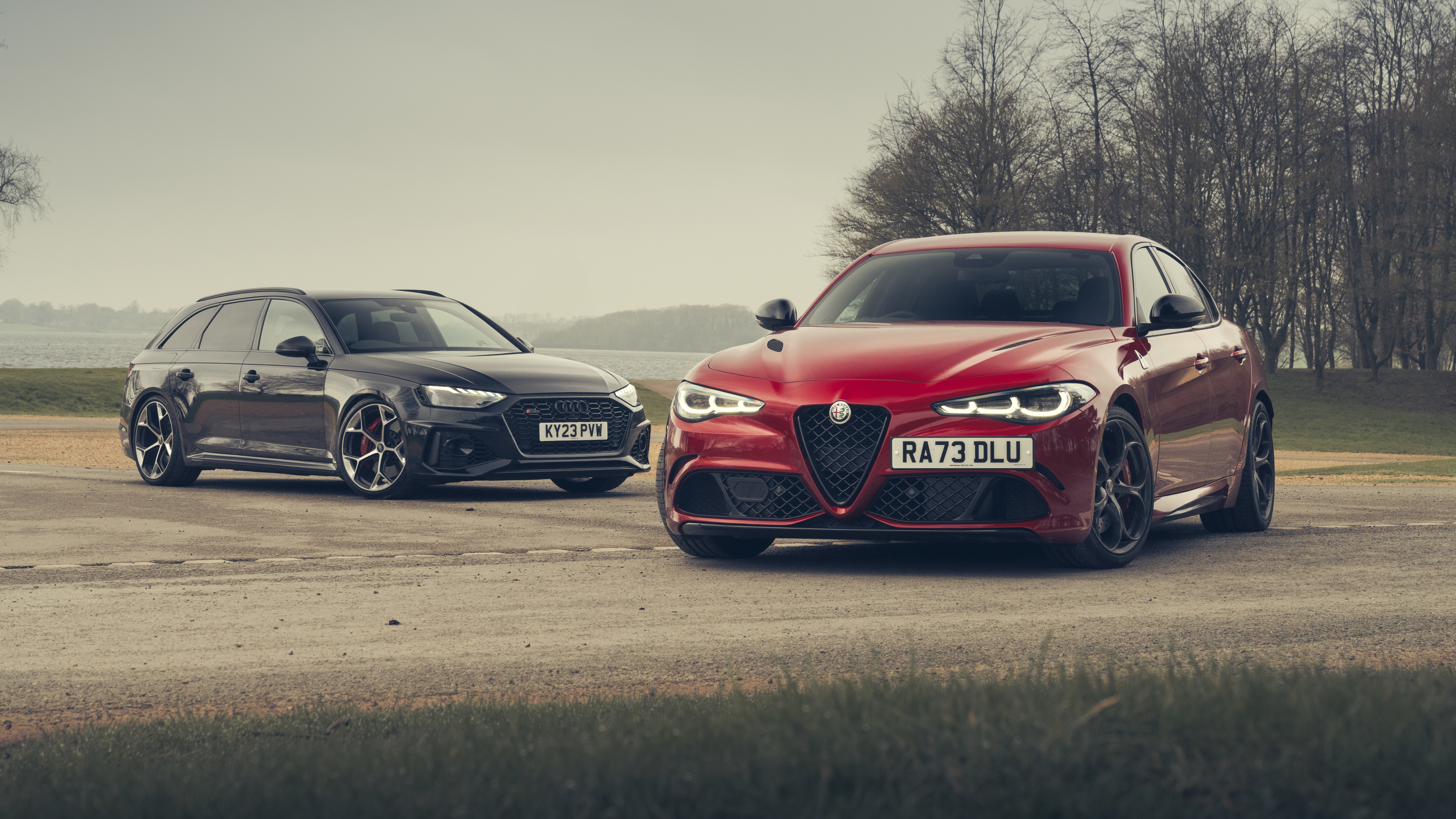 Alfa Romeo Giulia Quadrifoglio v Audi RS4 Competition