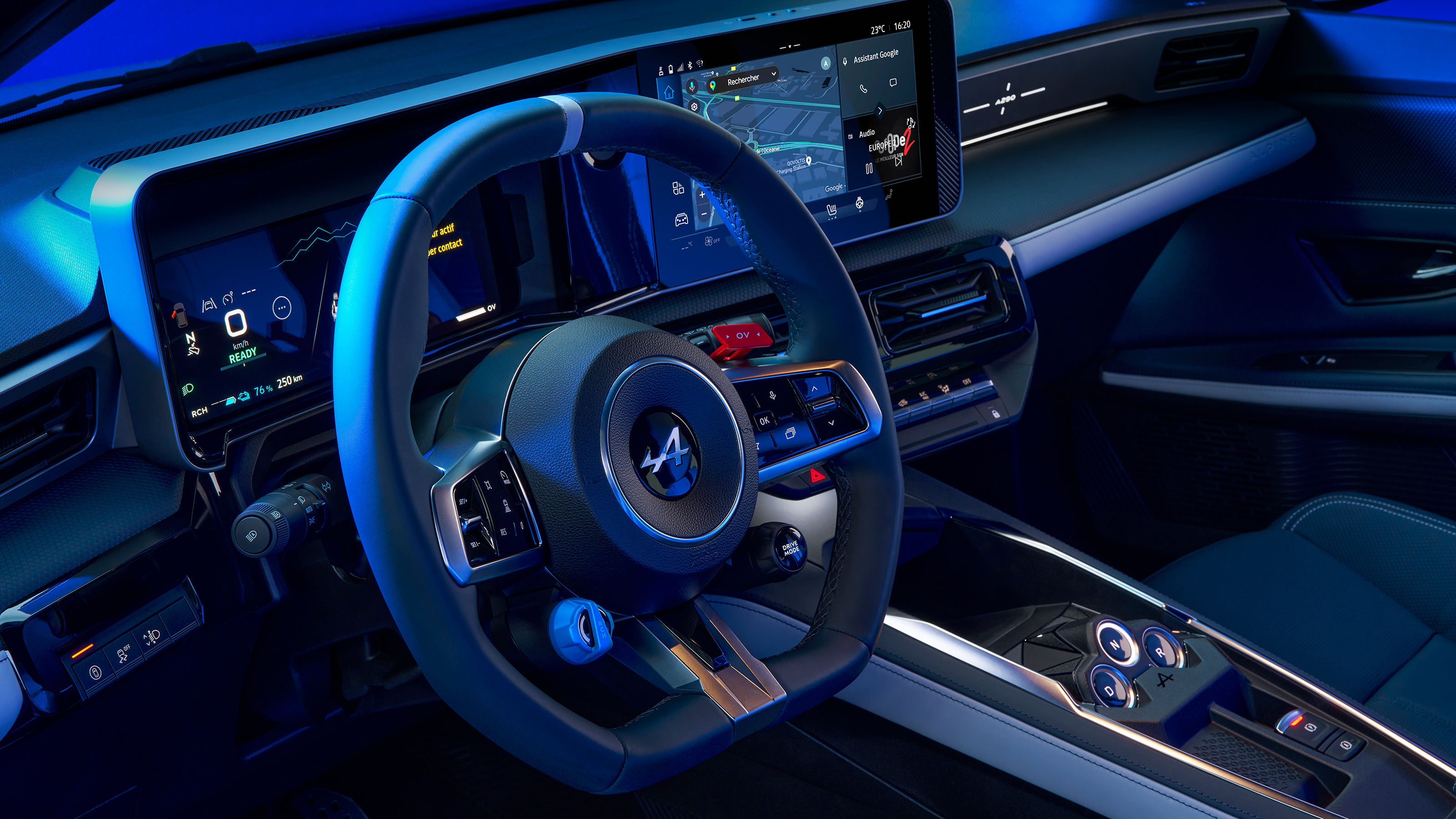 Alpine A290 – steering wheel
