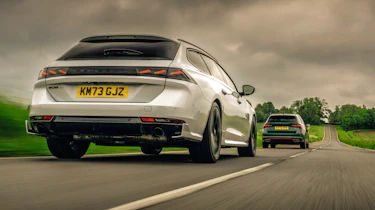Peugeot 508 PSE and Skoda Octavia vRS estate