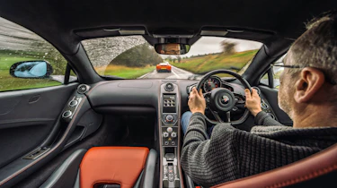 McLaren 650S driving