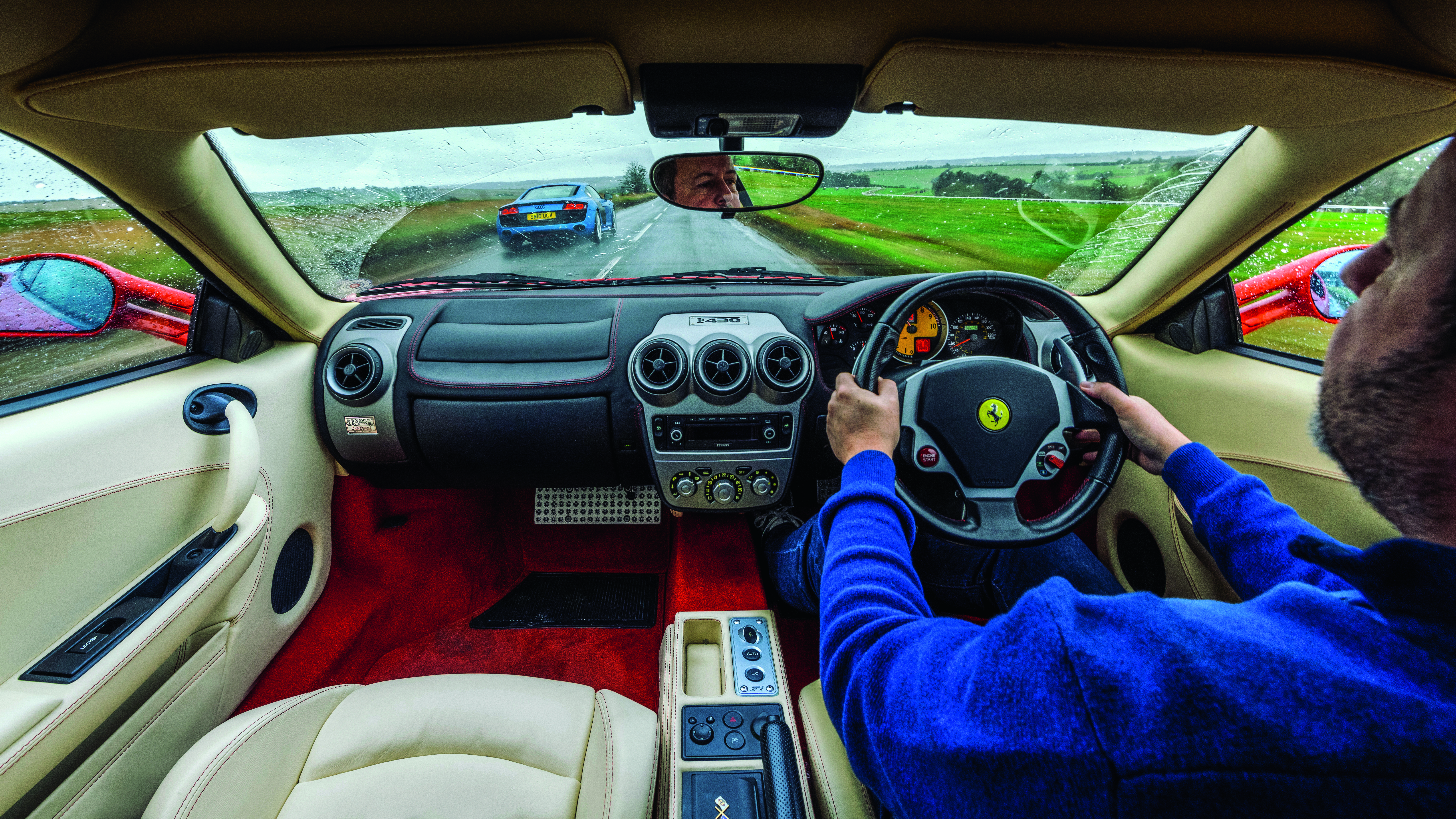 Ferrari F430 driving