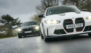 BMW M3 CS v Litchfield BMW M2 – front