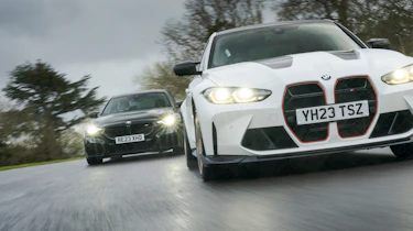BMW M3 CS v Litchfield BMW M2 – front