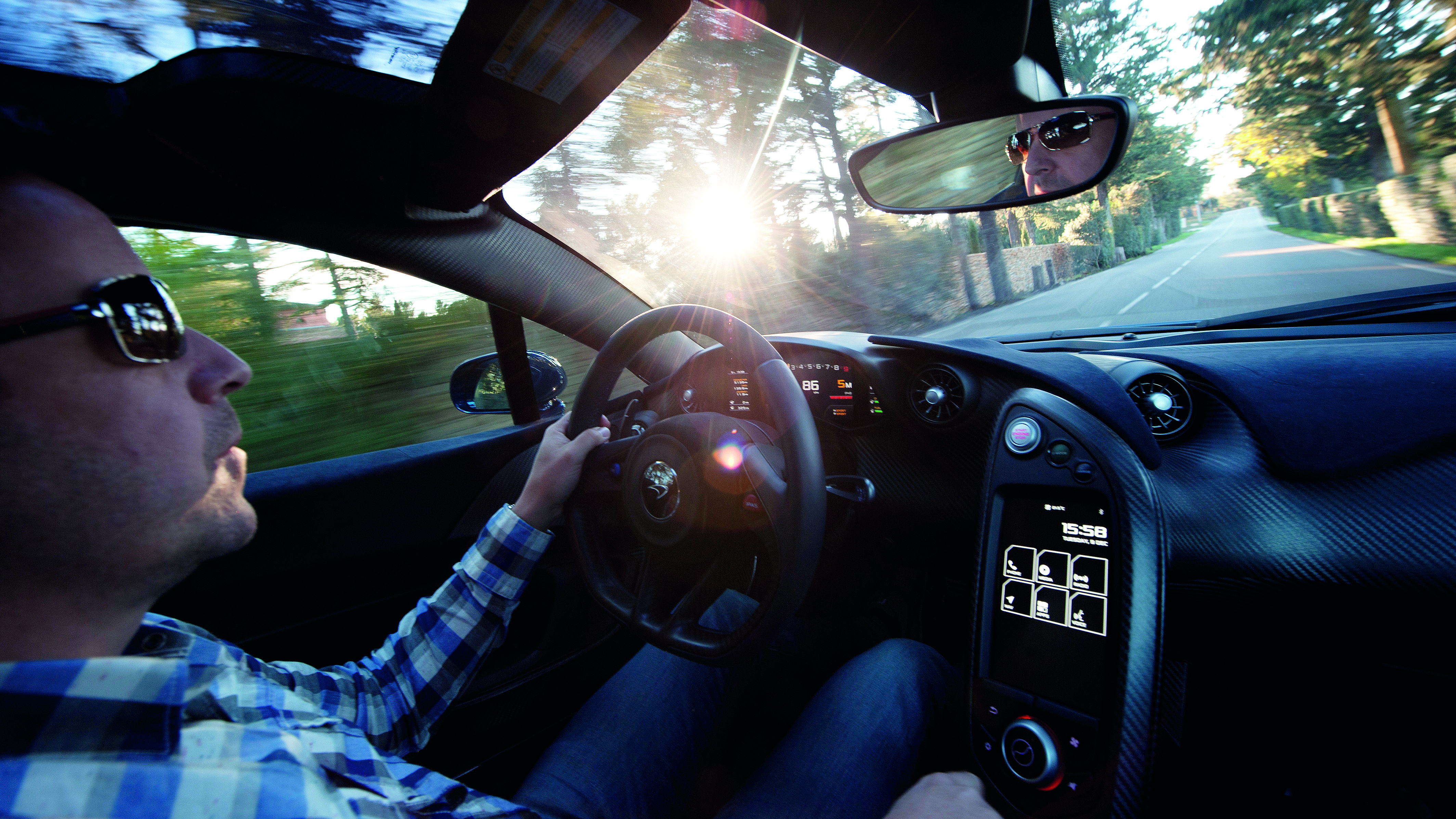 McLaren P1 driving