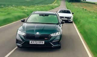Peugeot 508 PSE v Skoda Octavia vRS – front