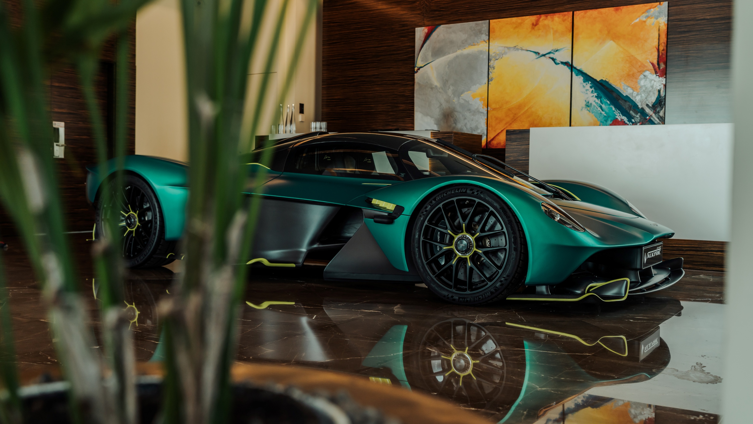 Fernando Alonso's Aston Martin Valkyrie – front