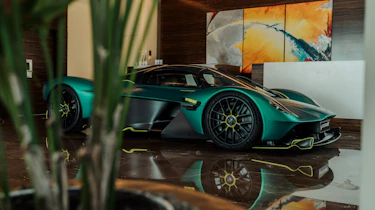 Fernando Alonso's Aston Martin Valkyrie – front