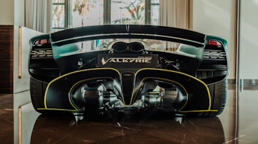 Fernando Alonso's Aston Martin Valkyrie – rear