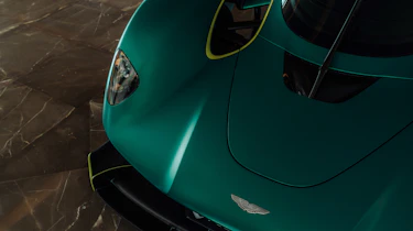 The front of Fernando Alonso's Aston Martin Valkyrie