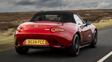 2025 Mazda MX-5 driving rear