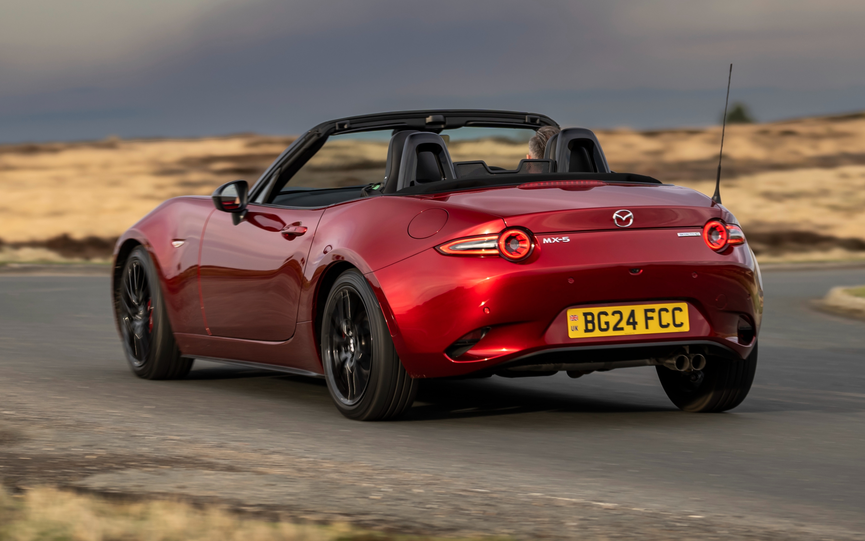 2025 Mazda MX-5 driving rear