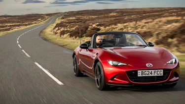 2025 Mazda MX-5 driving front