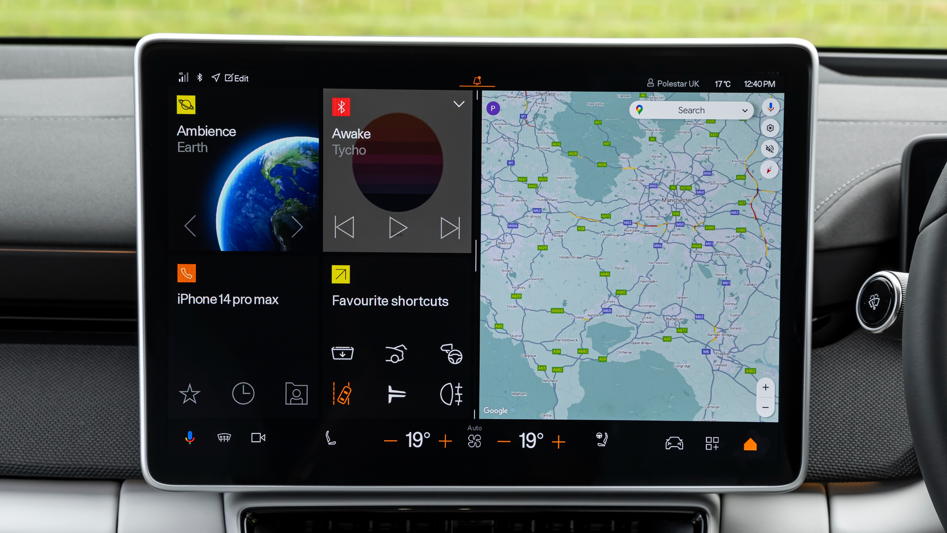 Polestar 4 infotainment