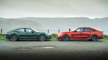 BMW M5 v Porsche Panamera