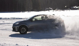 Toyota GR Yaris drifting
