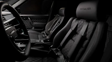 HWA Evo Mercedes 190E restomod interior