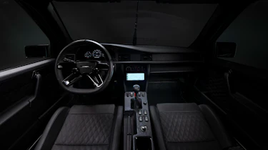 HWA Evo Mercedes 190E restomod interior