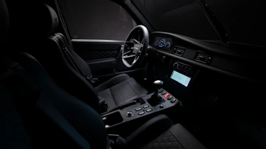 HWA Evo Mercedes 190E restomod interior