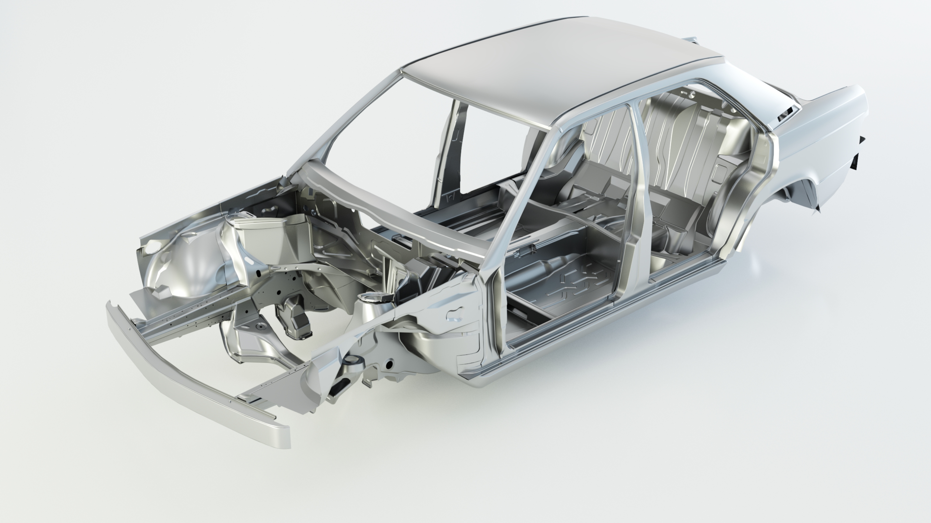 HWA Evo Mercedes 190E restomod chassis