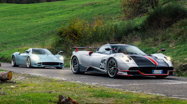 Pagani Huayra Codalunga and Roadster BC – front