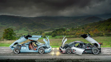 Pagani Huayra Codalunga and Roadster BC