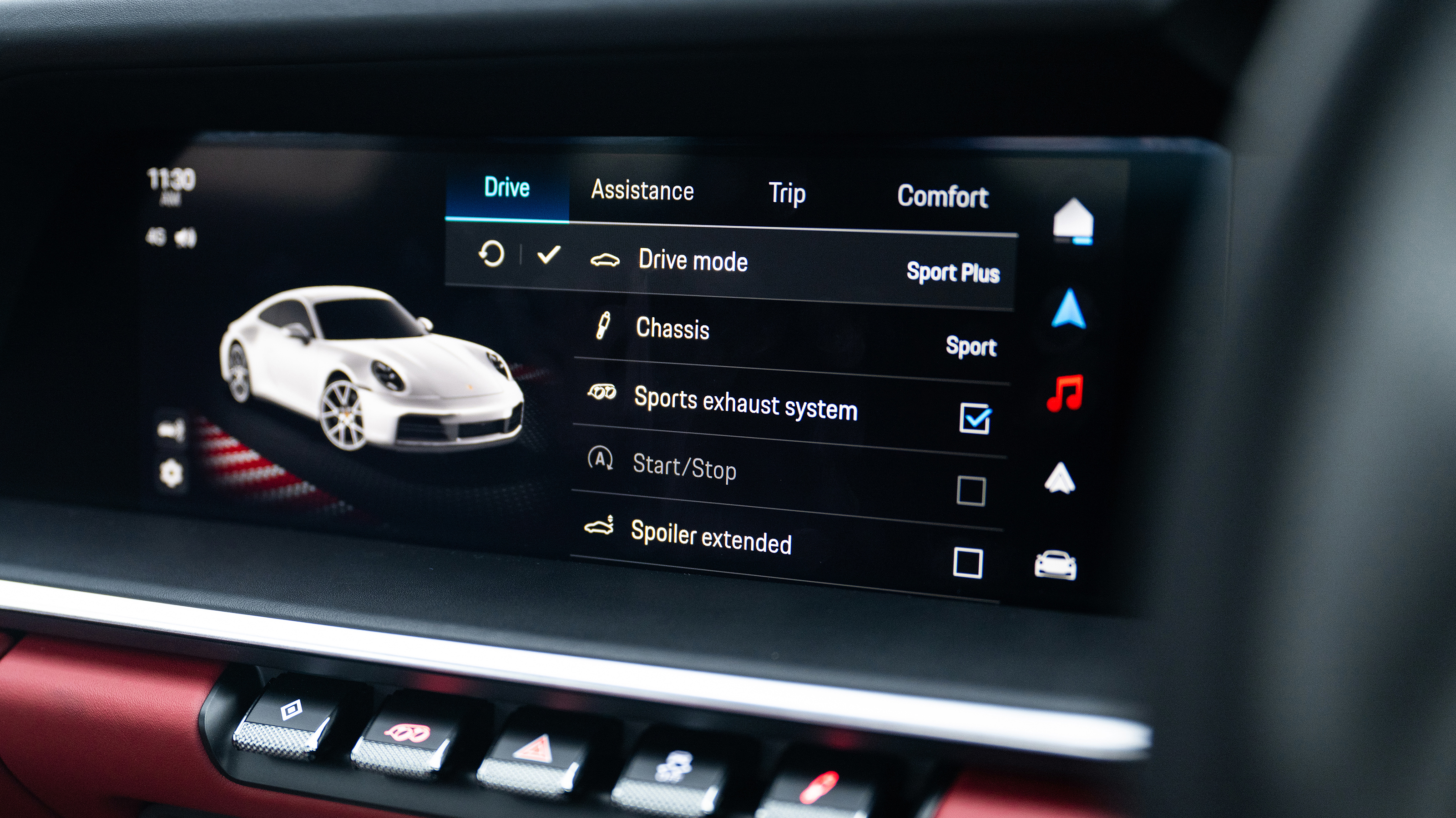 Porsche 911 Carrera (992.2) – infotainment