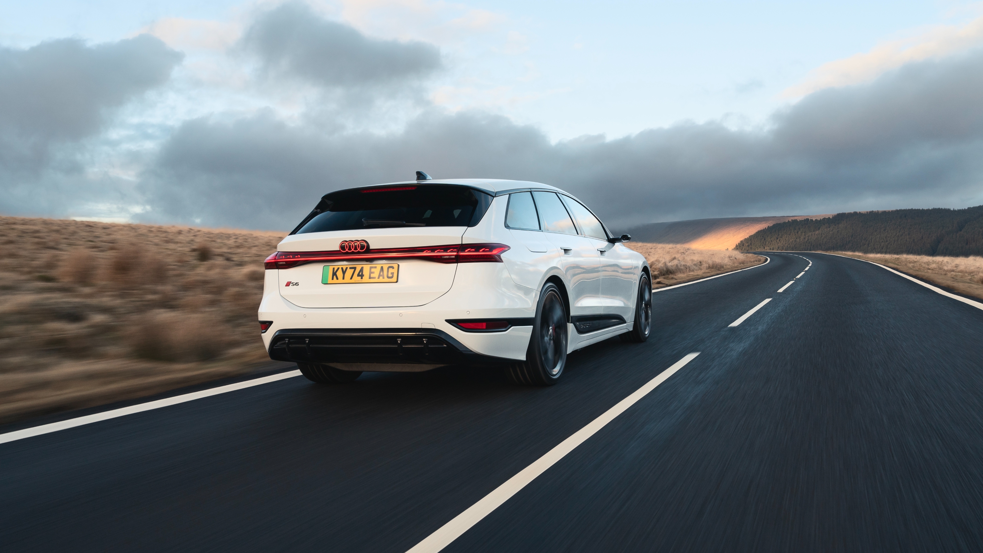 Audi S6 e-tron rear