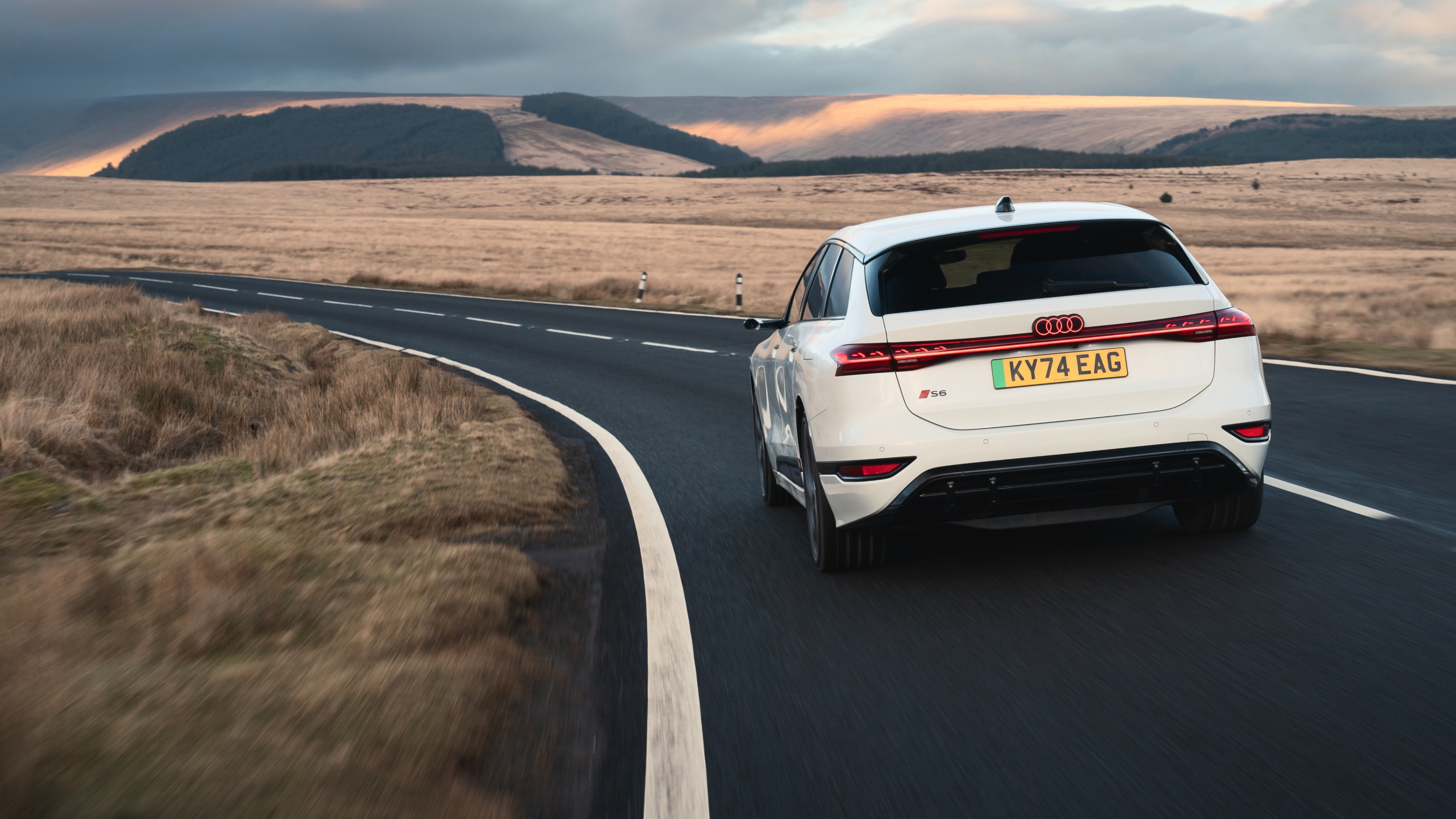 Audi S6 e-tron rear