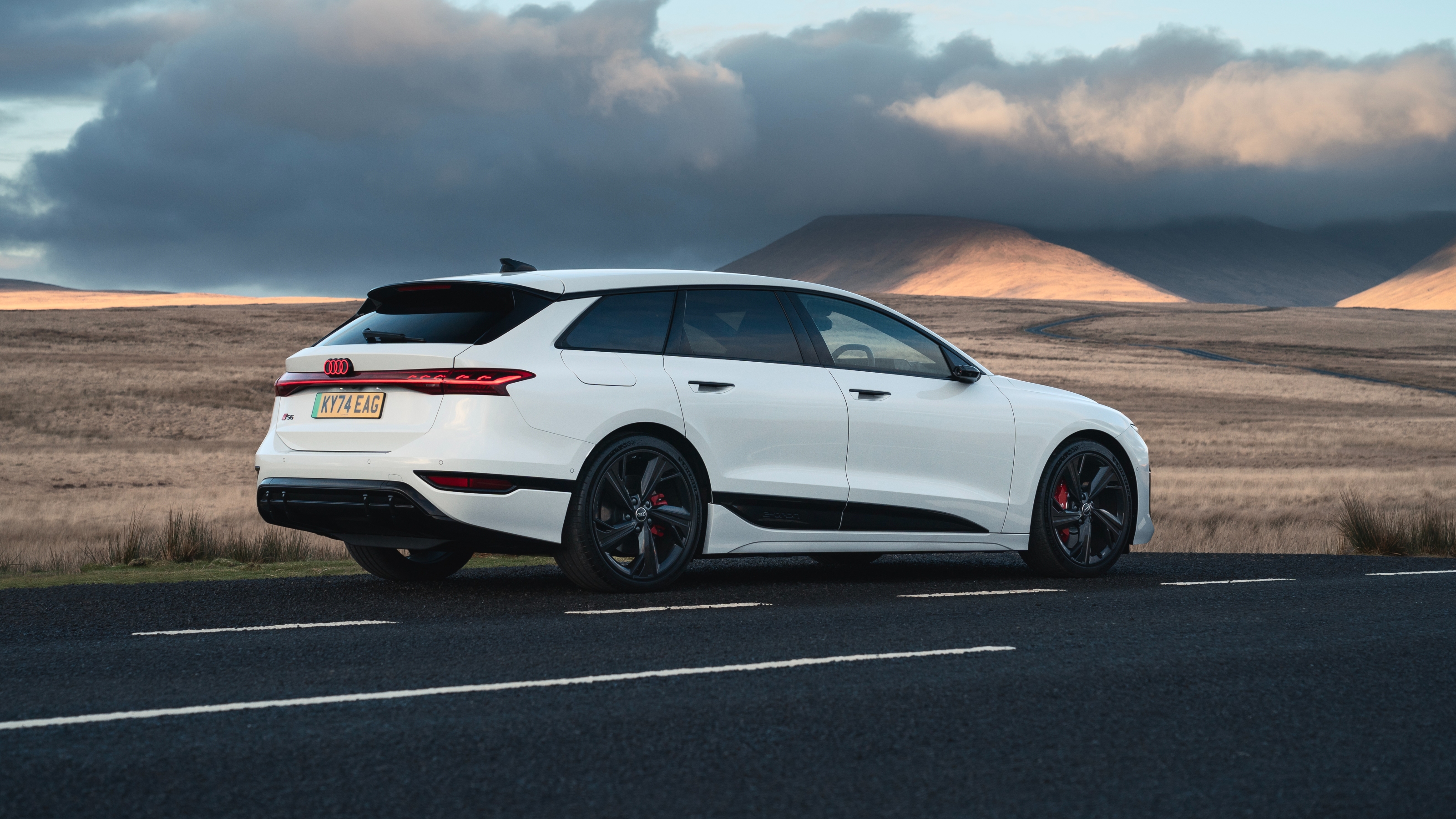 Audi S6 e-tron rear