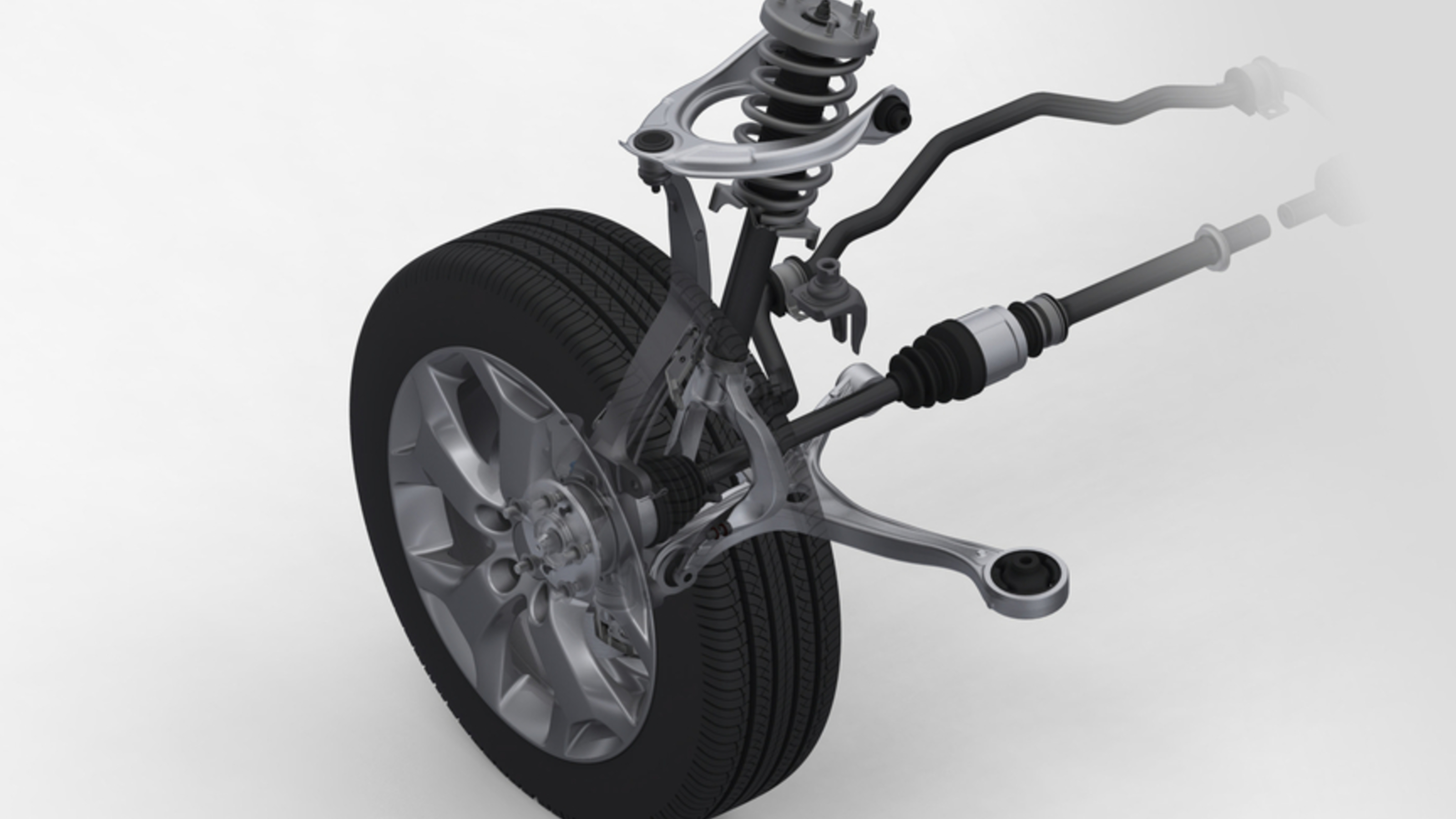 Double wishbone suspension diagram