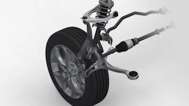 Double wishbone suspension diagram