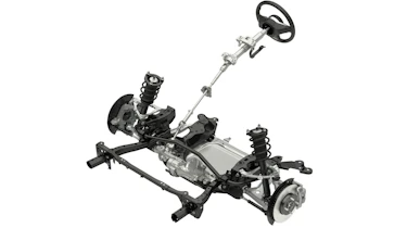 Double wishbone suspension diagram