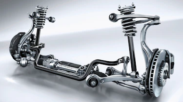 Double wishbone suspension diagram