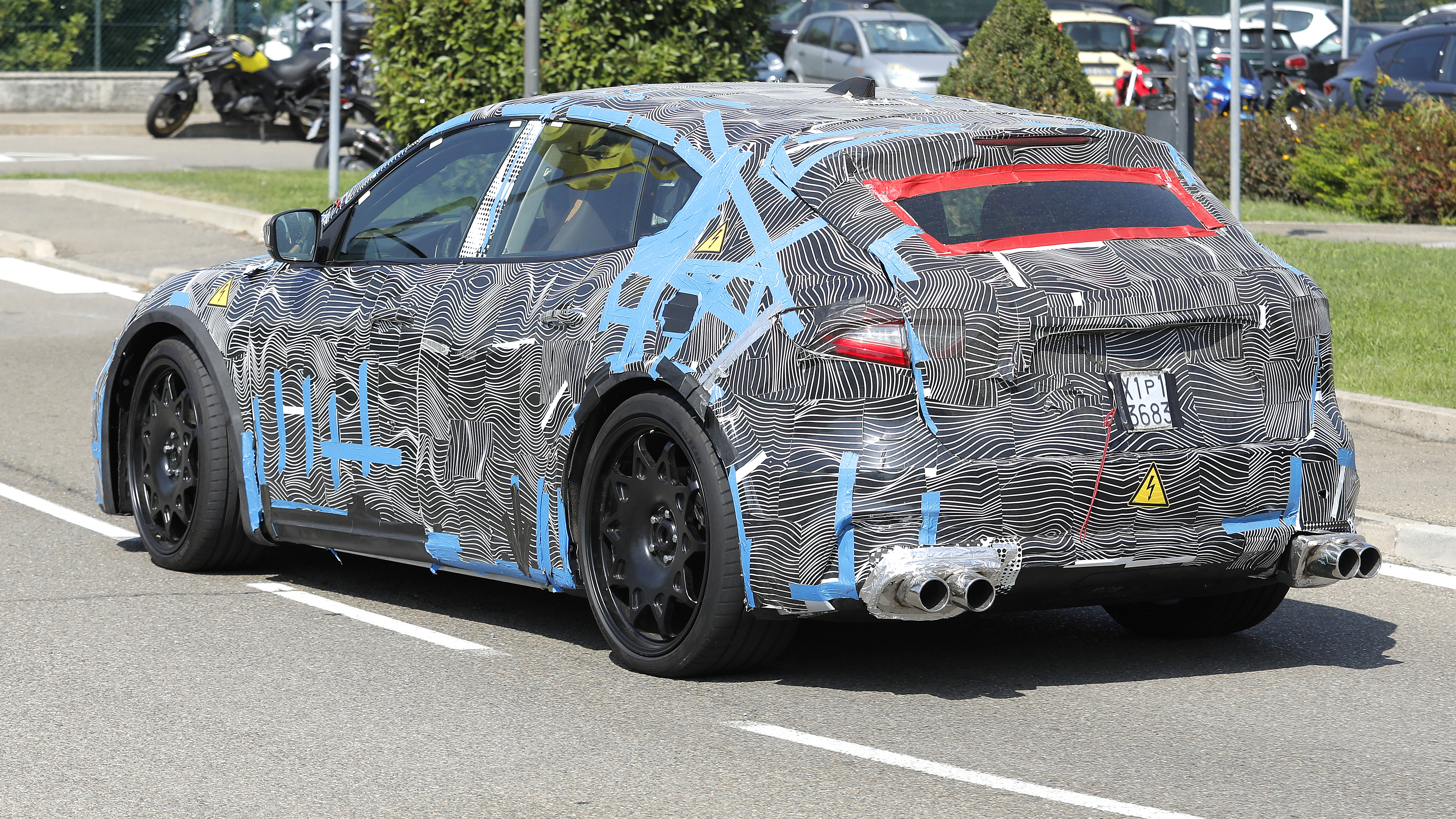 Ferrari EV spies
