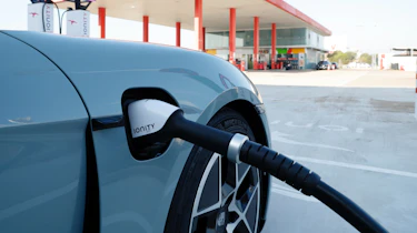 Porsche Taycan charging