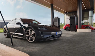 Porsche Taycan charging