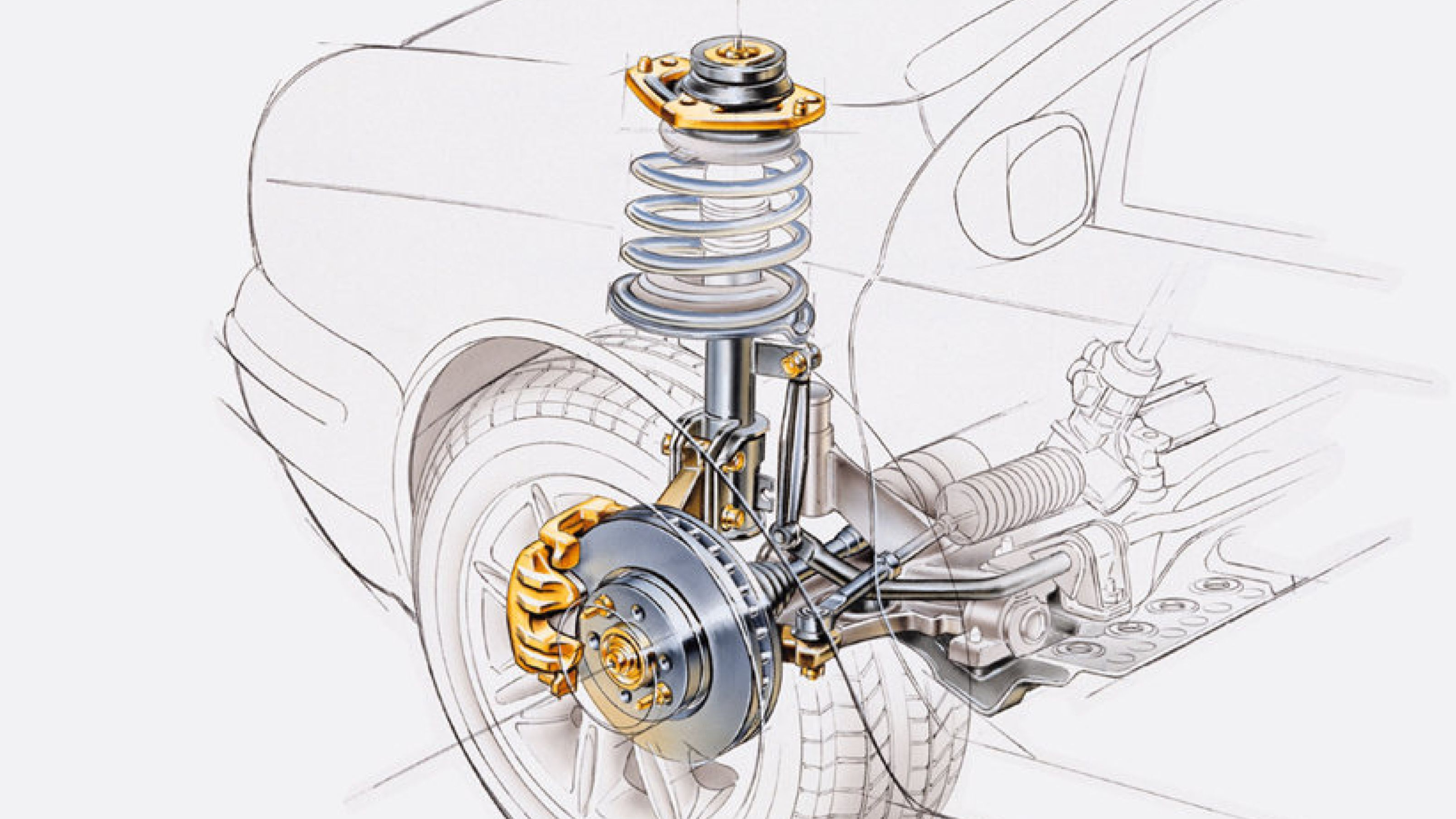 MacPherson strut suspension explained