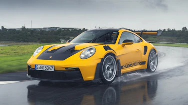 Porsche GT3 RS wet tyres