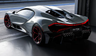 Bugatti Tourbillon Équipe Pur Sang exhausts
