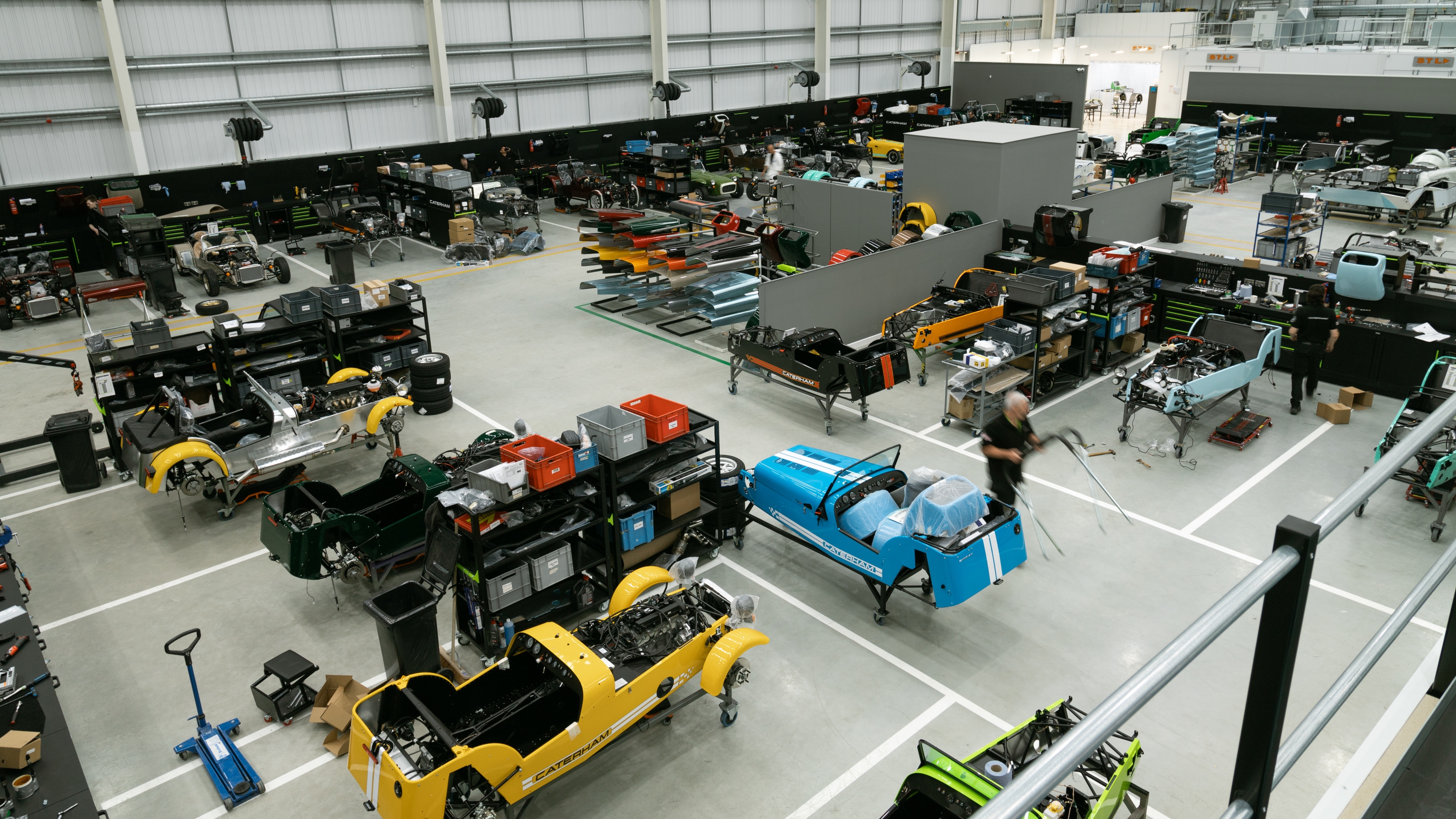 Caterham's new Dartford factory