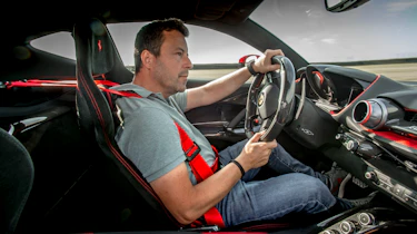 Ferrari 812 Superfast interior driving
