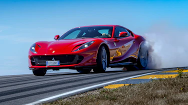 Ferrari 812 Superfast front drifting