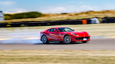 Ferrari 812 Superfast front drifting