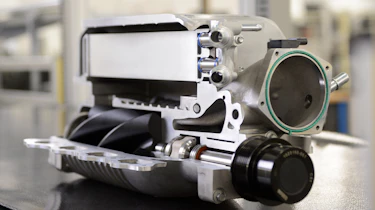 Supercharger cross section