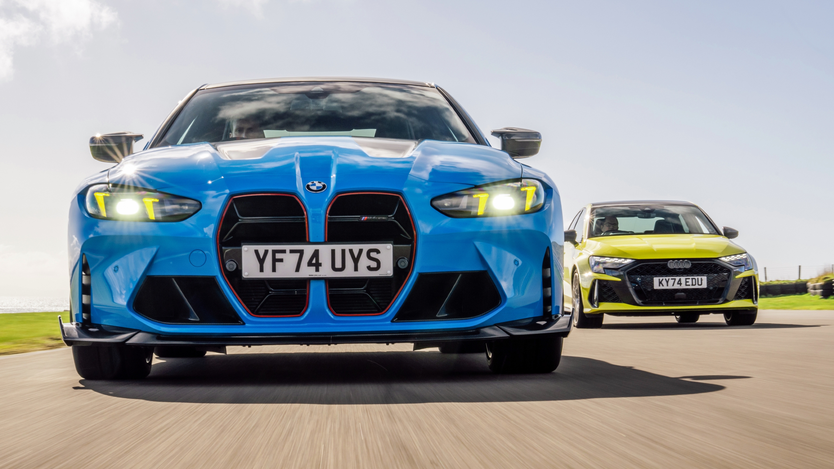 All-wheel-drive test BMW and Audi