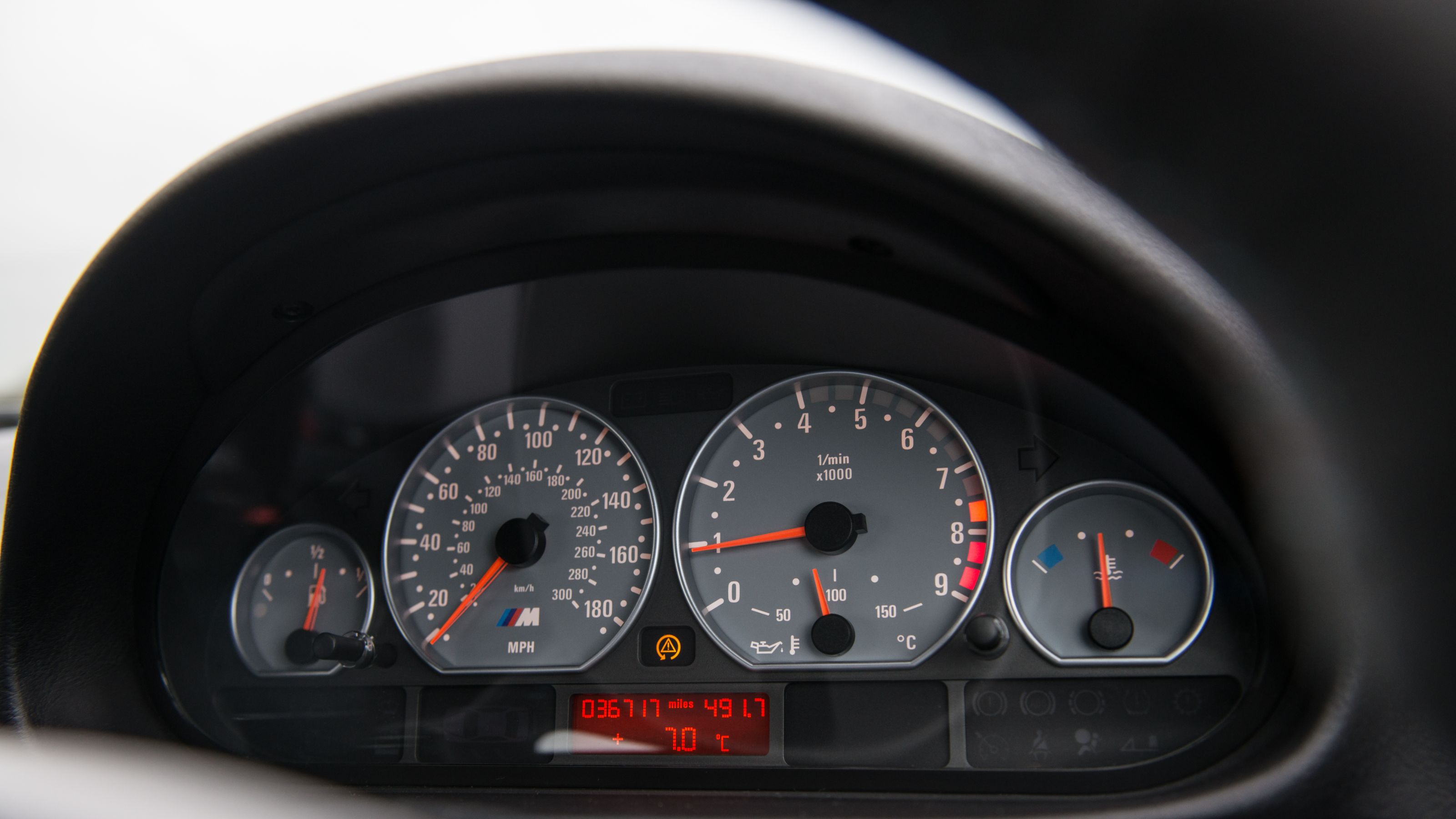 BMW M3 CS E46 dash