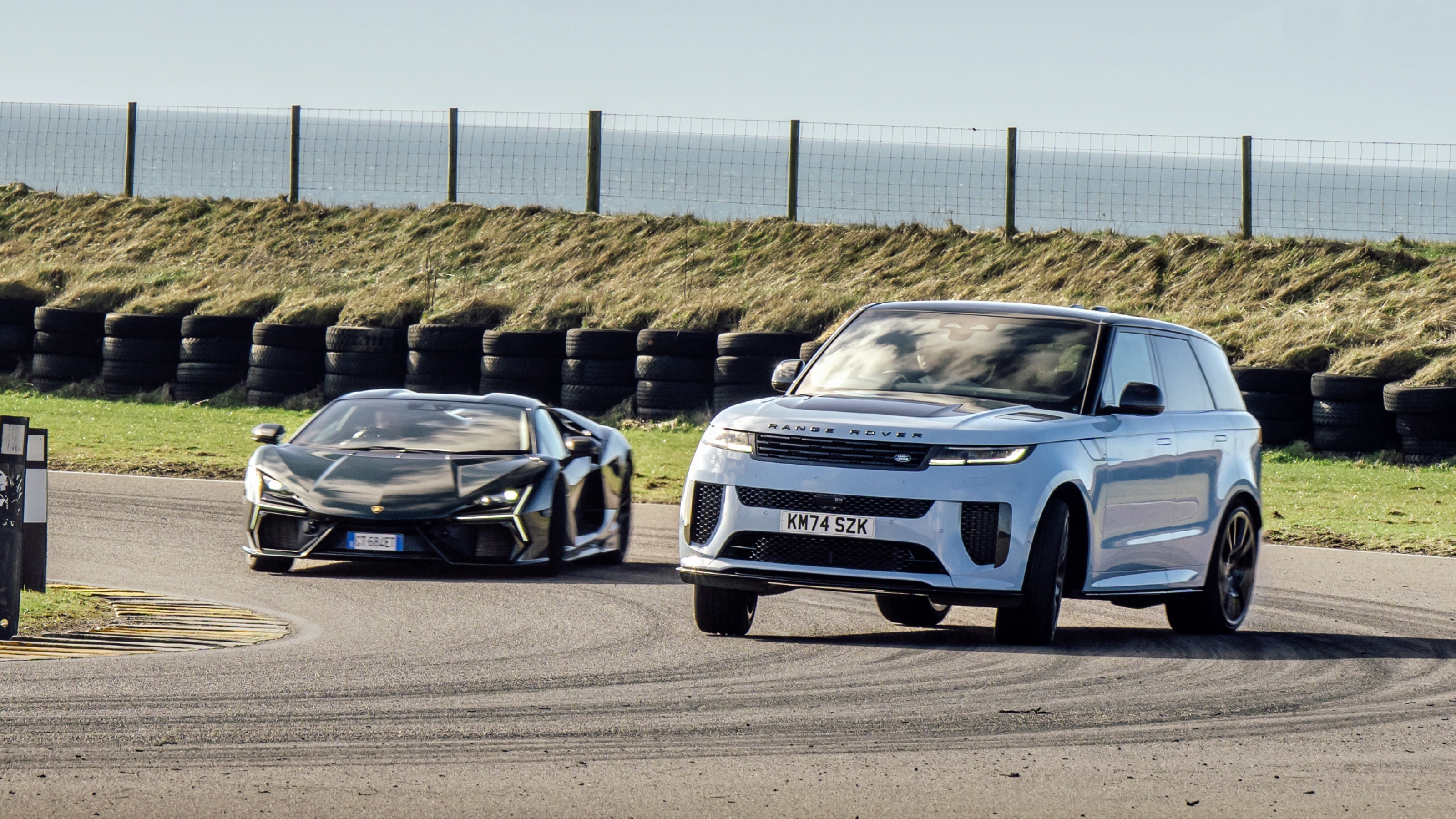 AWD track test – Revuelto and Range Rover